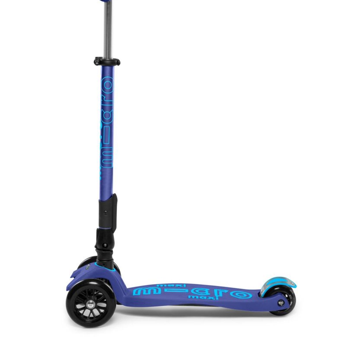MICRO - Scooter Maxi Micro Deluxe FOLDABLE LED Navy Blue