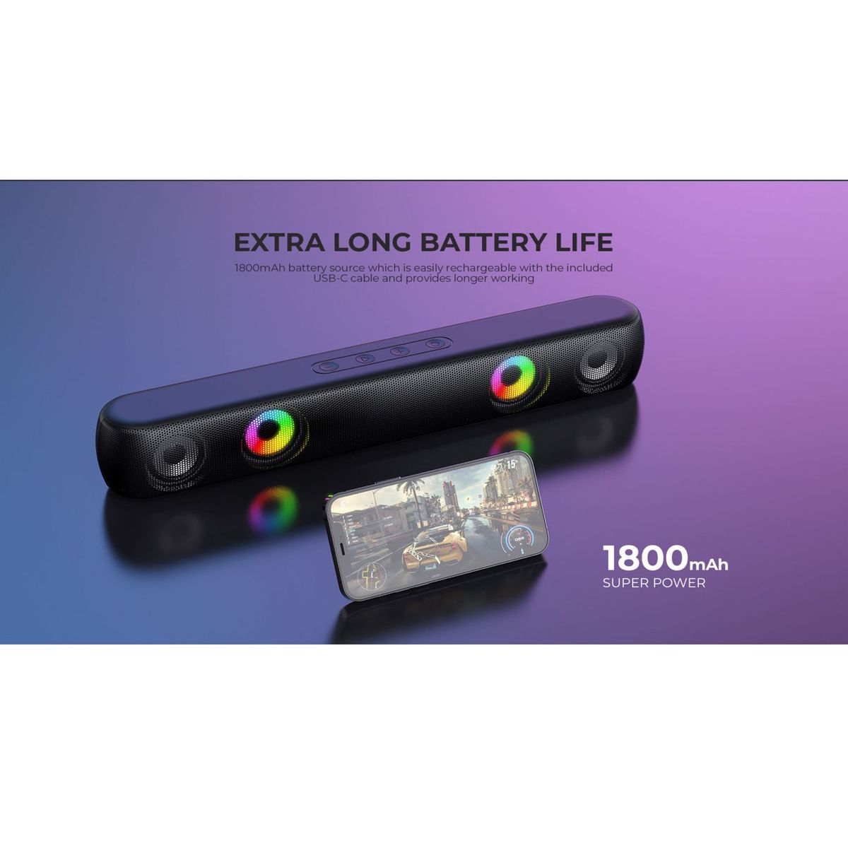 HAVIT - Soundbar Havit Bluetooth SK854BT 10W