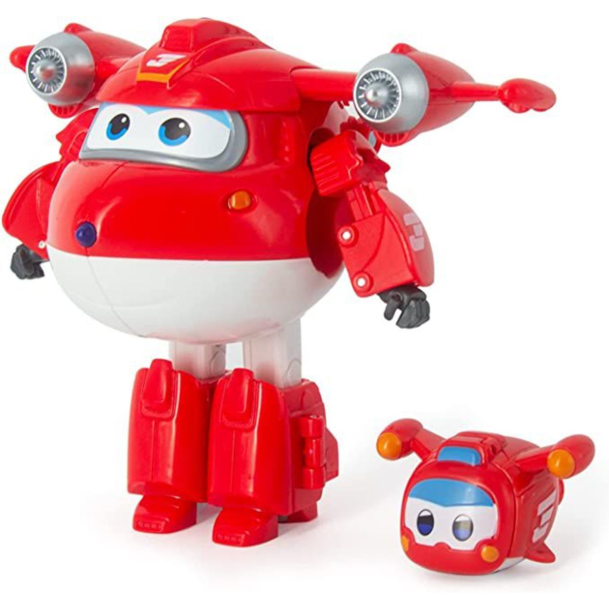 SUPER WINGS - Juguete de Acción Super Wings Transformable Jett con Avión