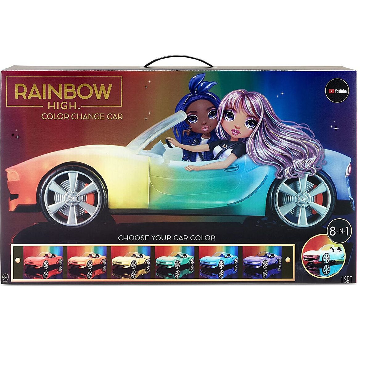 RAINBOW HIGH - Rainbow high color change car