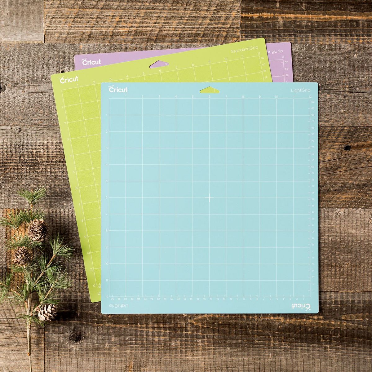 CRICUT - COMBO DE 3 SOPORTES 12X12 (ADHESIVO LIGHT, STANDAR Y STRONG)