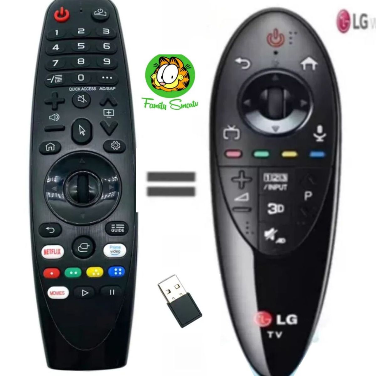 GENERICO - Control Remoto LG Magic MR500 TV Remote Universal