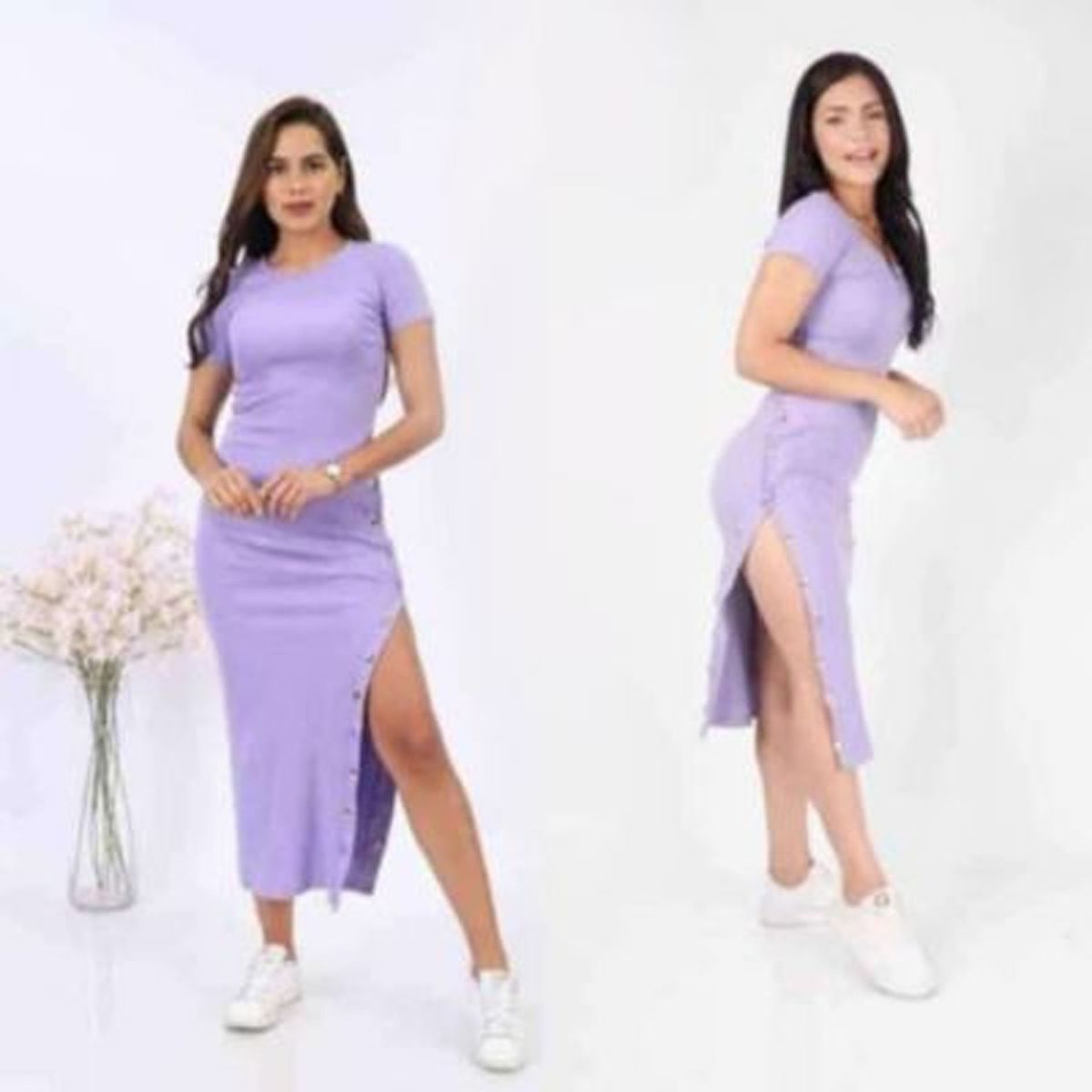 GENERICO - Vestido Mujer Fnts20 Tt-Col Sexy Violeta Zamora