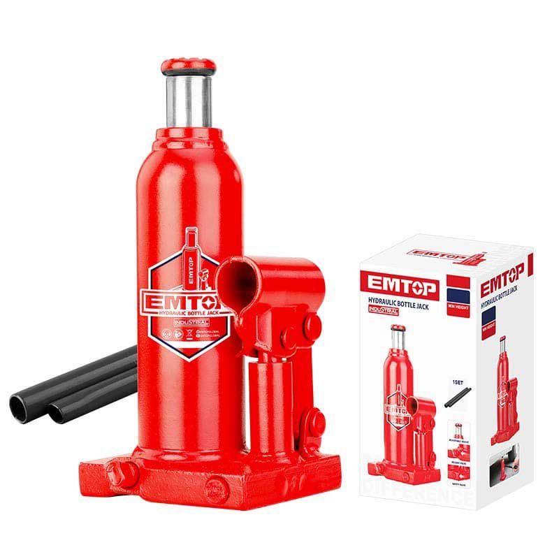 EMTOP - Gata Hidraulica de Botella Emtop EHJK1061 Para 6 Toneladas