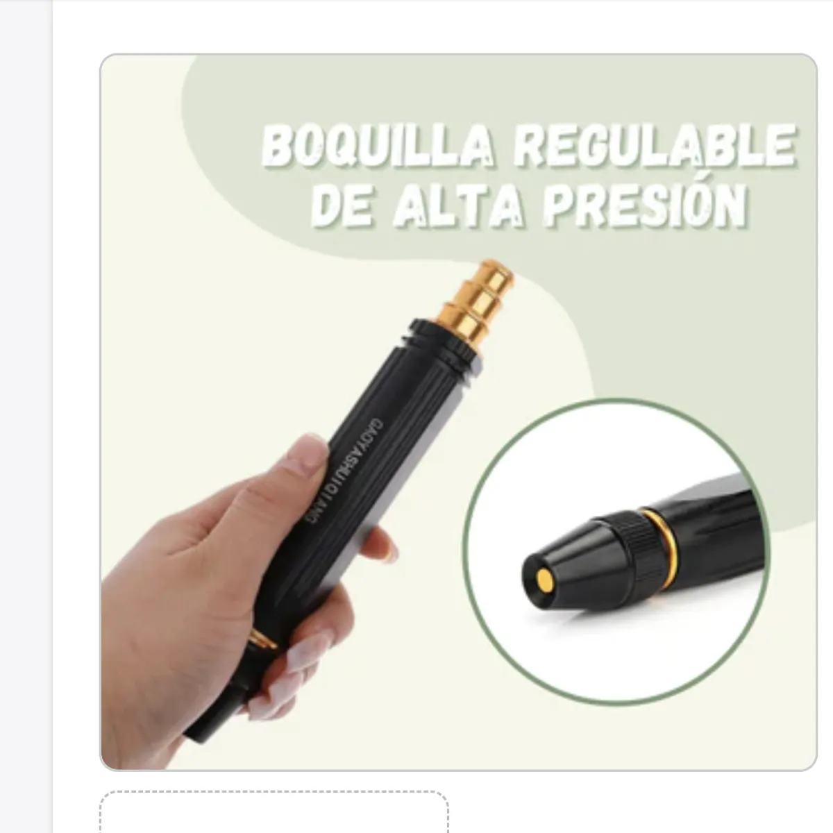 AURELA - Boquilla regulable de Alta Presión 4 en 1