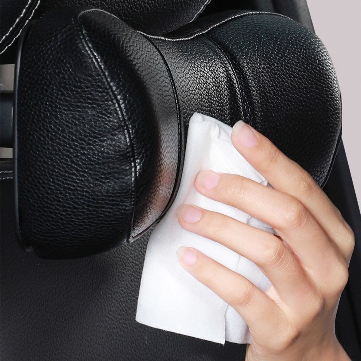 BASEUS - Cojín almohadilla ergonómico de lujo asiento auto camioneta