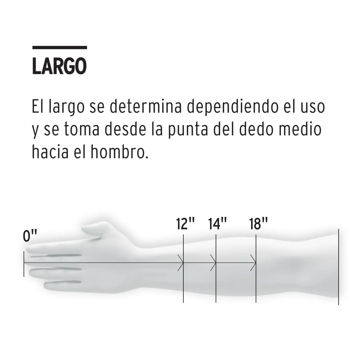 TRUPER - Guantes látex pintor puño largo 8 talla M, Truper