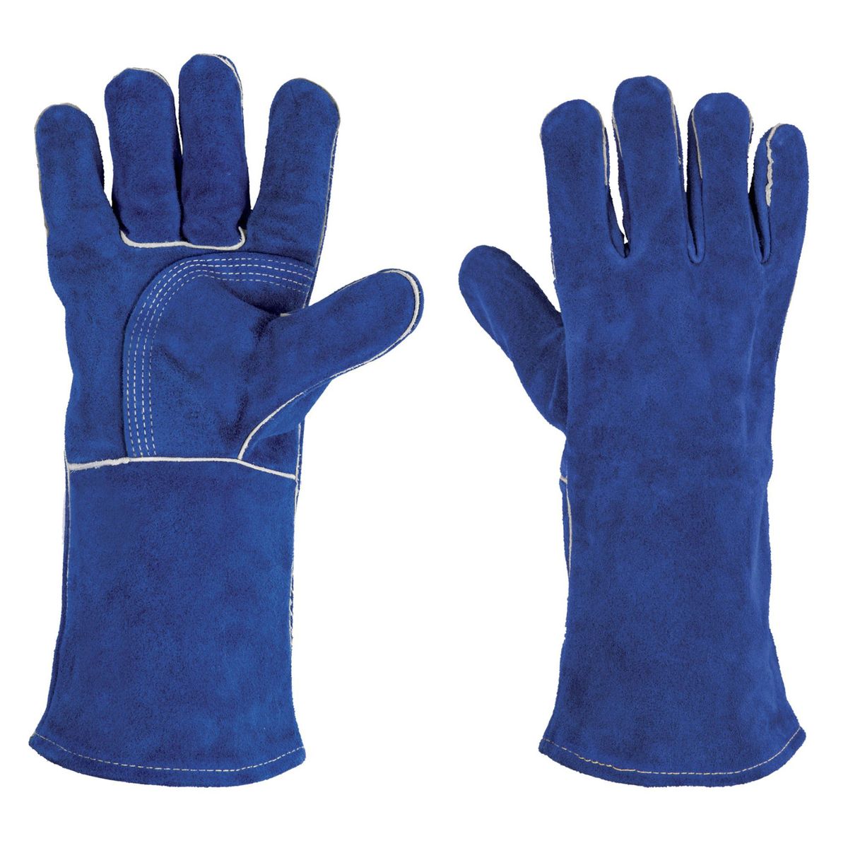 TRUPER - Guantes para soldador, color  azul.  Truper