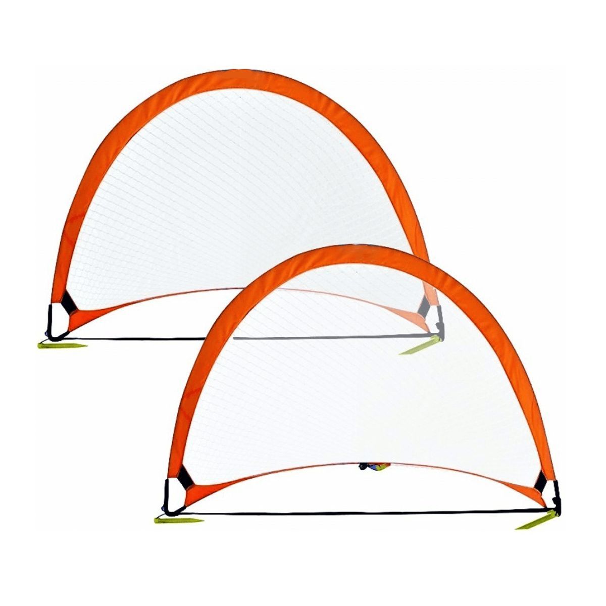 GENERICO - KIT DE 2 ARCOS DE FÚTBOL PLEGABLES – V4