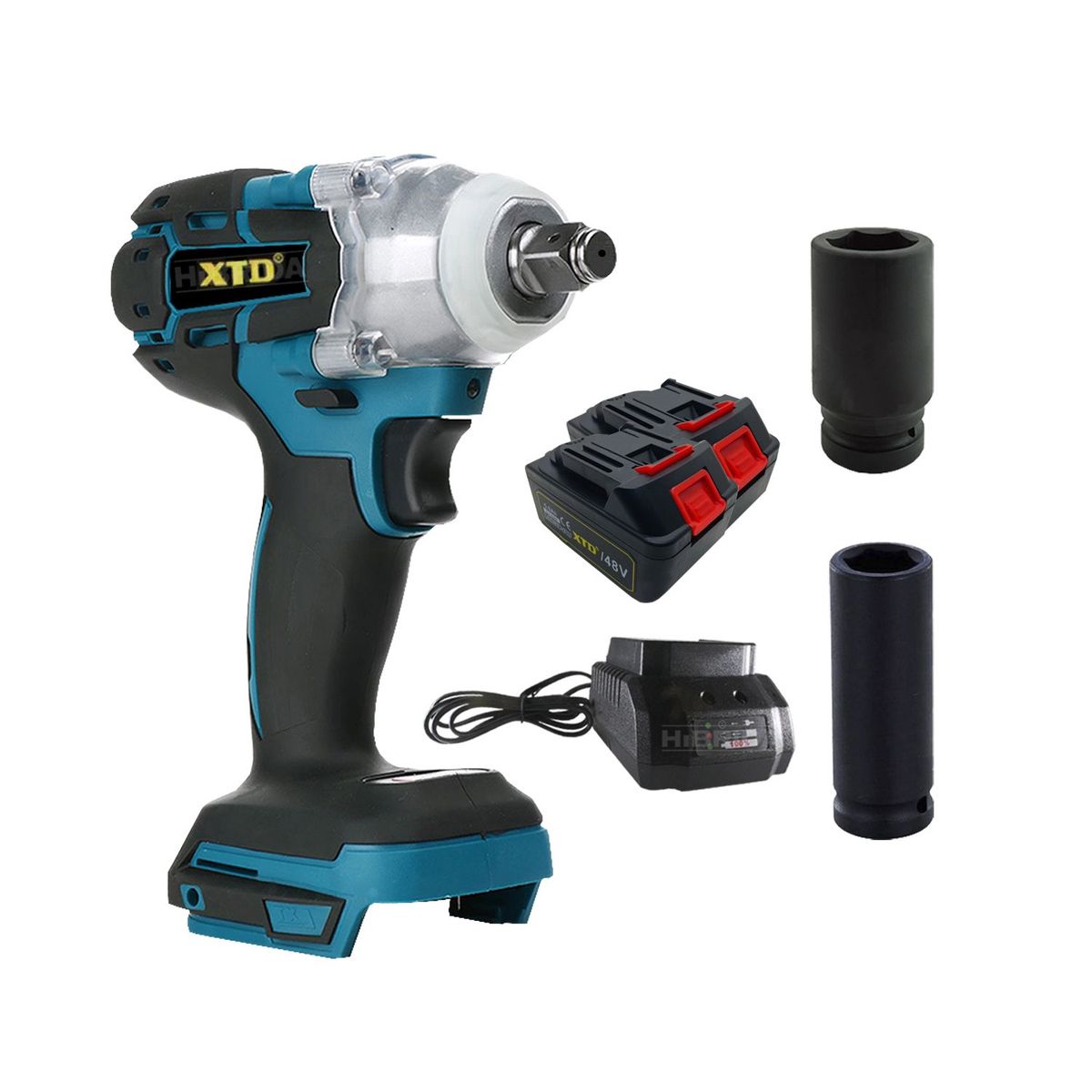 GENERICO - LLAVE DE IMPACTO 12 ATORNILLADO XTD 48V INDUSTRIAL 360NM