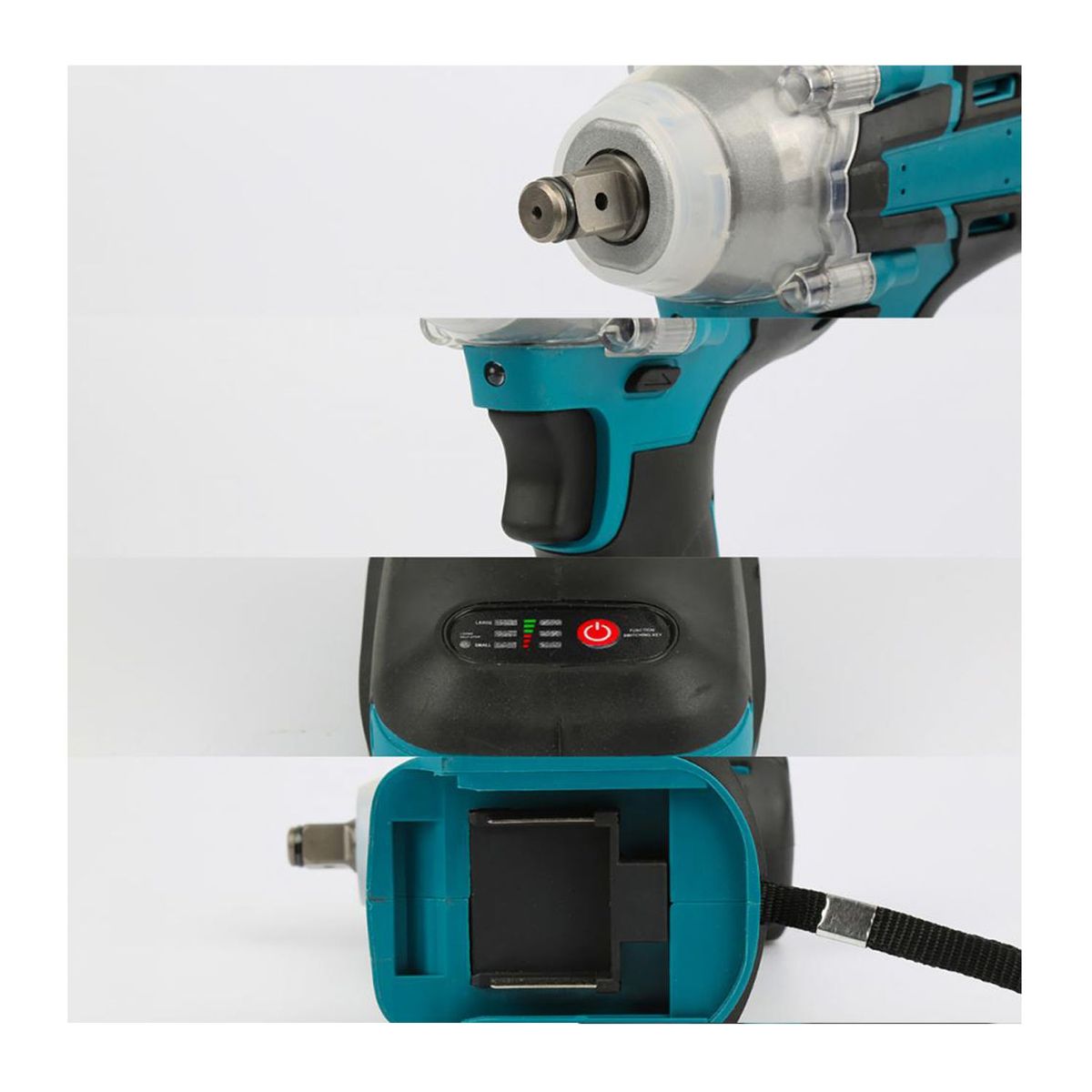 GENERICO - LLAVE DE IMPACTO 12 ATORNILLADO XTD 48V INDUSTRIAL 360NM