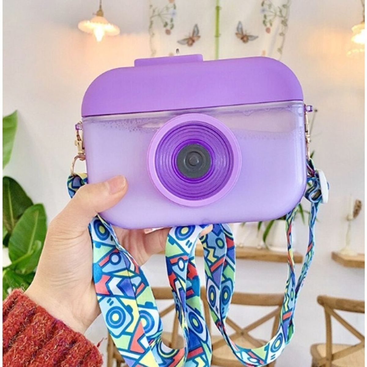 INSPIRA MARKET - Tomatodo de 400ml con forma de camara  para niños