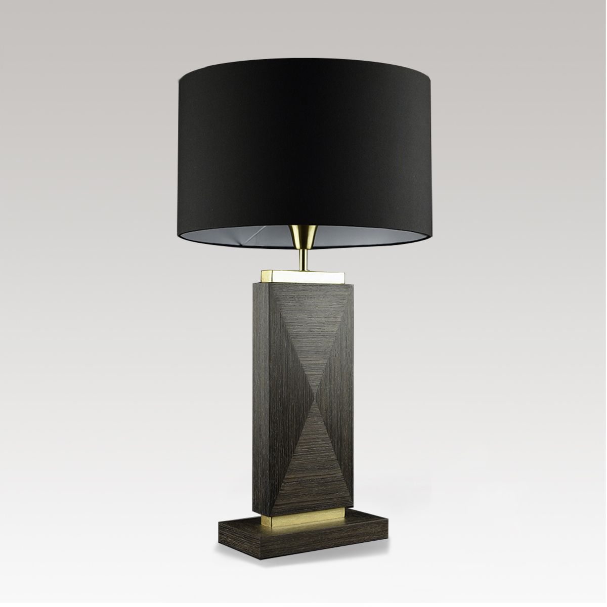 GENERICO - Lámpara de mesa Niza negro