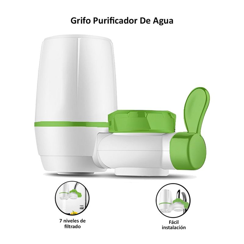 GENERICO - Filtro Purificador de Agua para Grifo