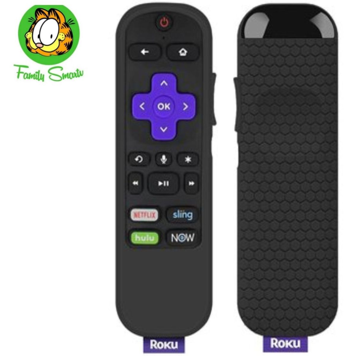 UNIVERSAL - Funda Protectora De Silicona Para Tcl Roku Tv 3600r 3800 Negro