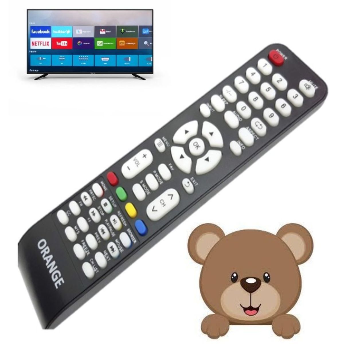 UNIVERSAL - Control Remoto Orange Para tv Smart