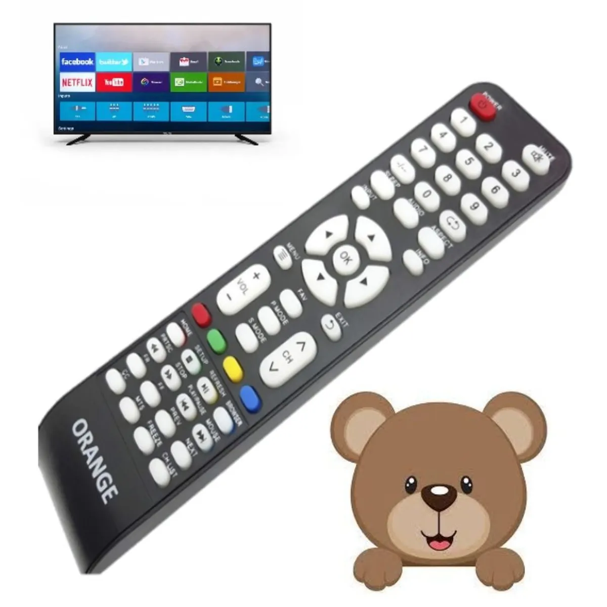 UNIVERSAL - Control Remoto Orange Para tv Smart
