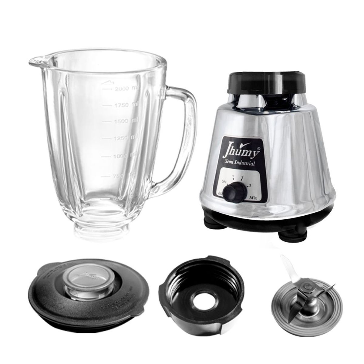 JHUMY - Licuadora SEMI INDUSTRIAL JHUMY 2L 1000W