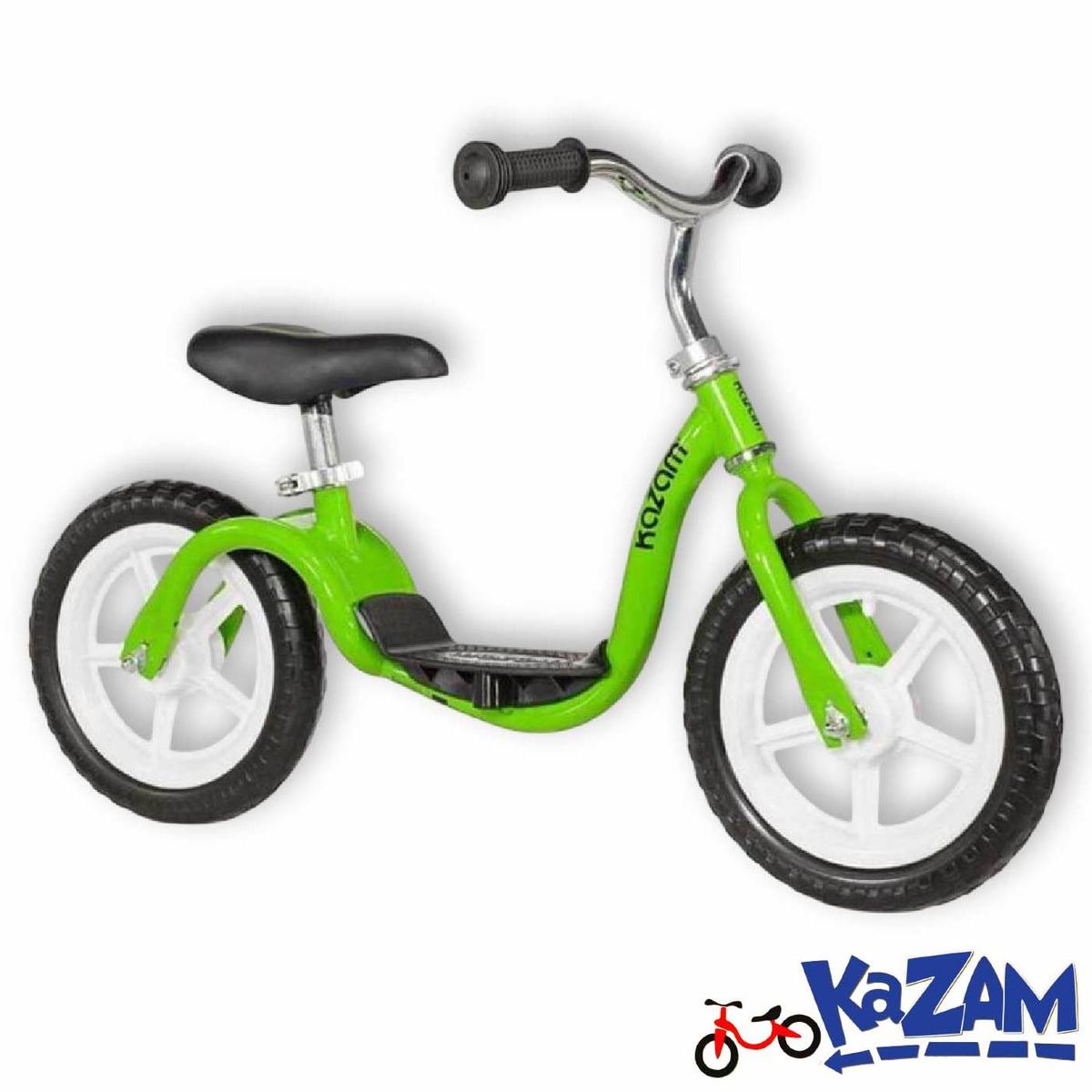 KAZAM - Bicicleta de Equilibrio Balance Kazam Green Llanta EVA