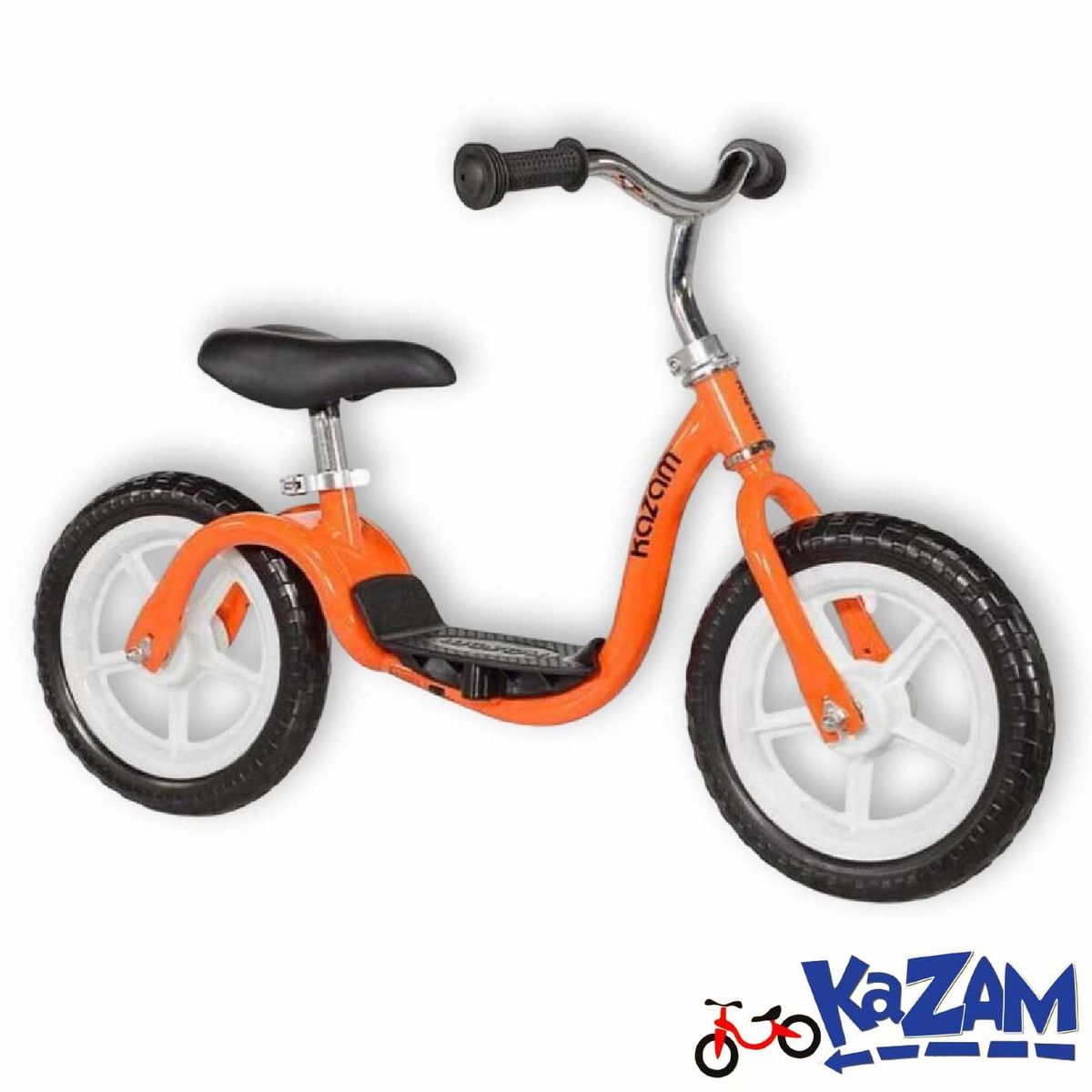 KAZAM - Bicicleta de Equilibrio Balance Kazam Orange Llanta EVA