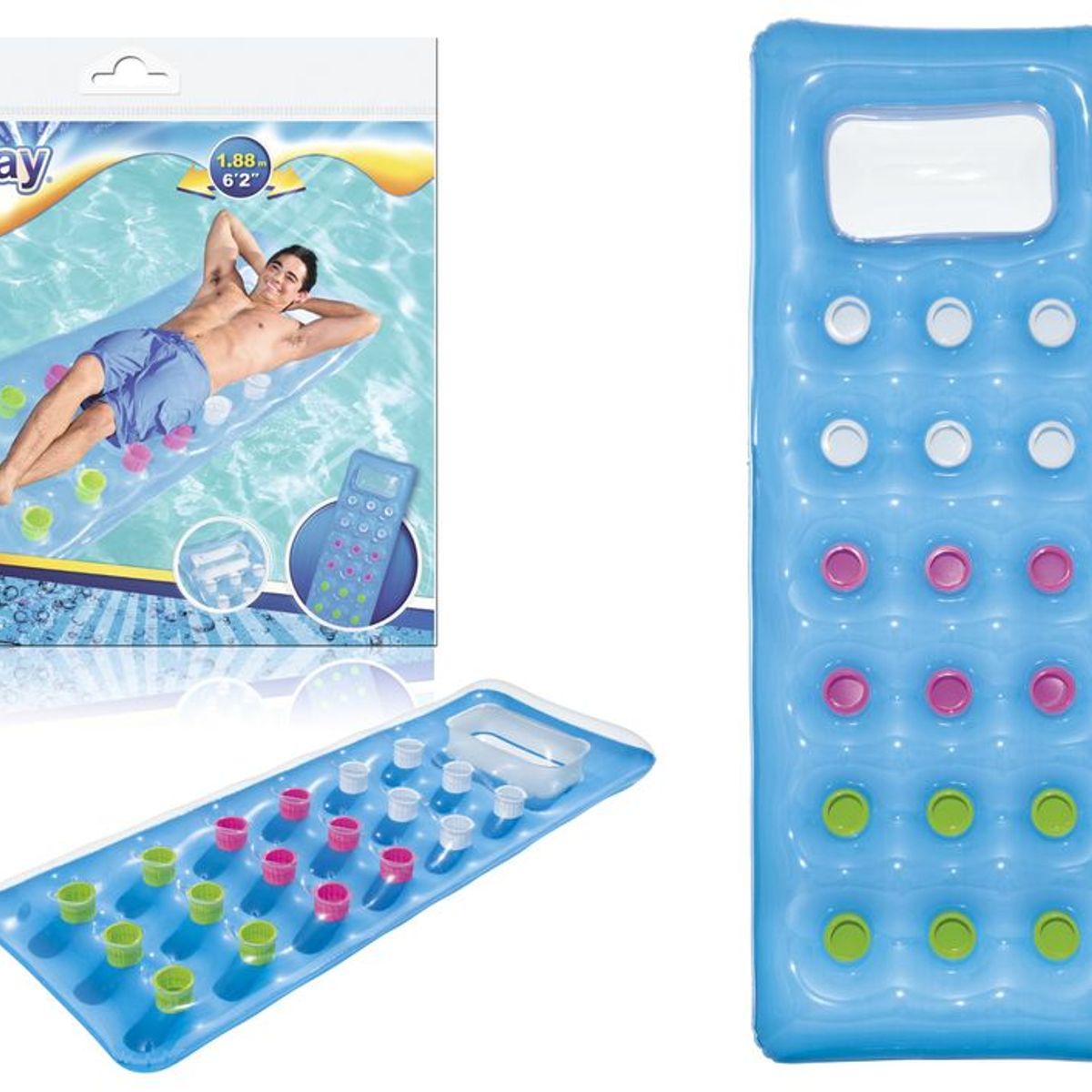 BESTWAY - flotador colchon hinchable 188x71 cm