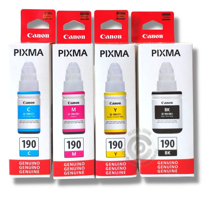 CANON - Pack Gi-190 Canon Original G2100 G3100 G4100 G2110 G3110 G4110 G4111