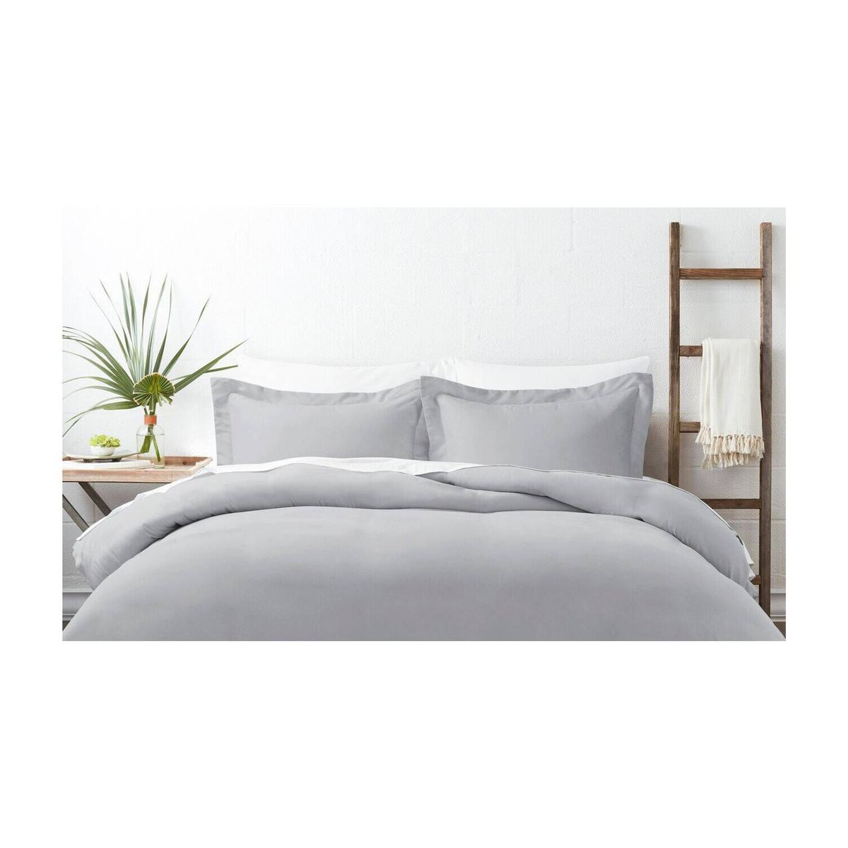 HOME BRANDS - Fundas de almohada 2 por set  -Color Gris