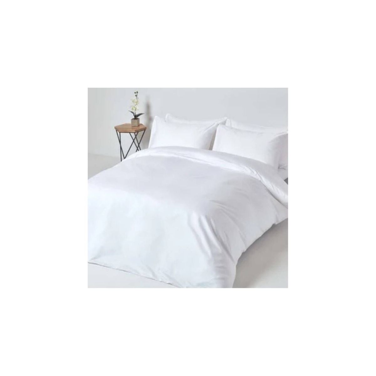 HOME BRANDS - Funda plumón 1800 Hilos Color Blanco-1.5 Plazas