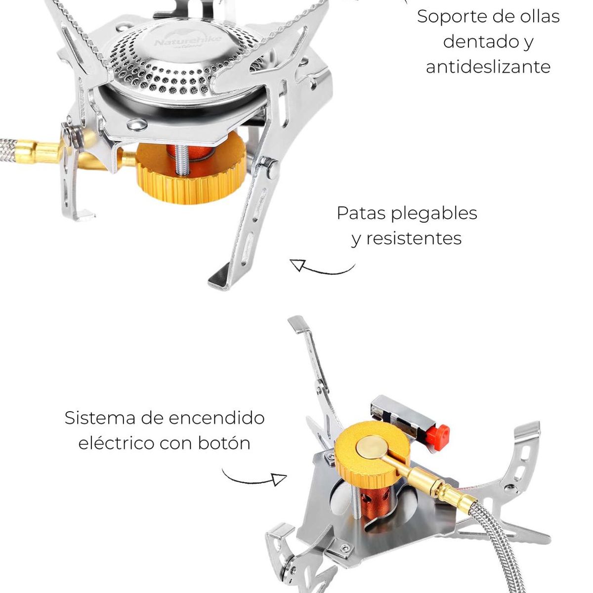 NATUREHIKE - Cocina portátil con manguera - Naturehike
