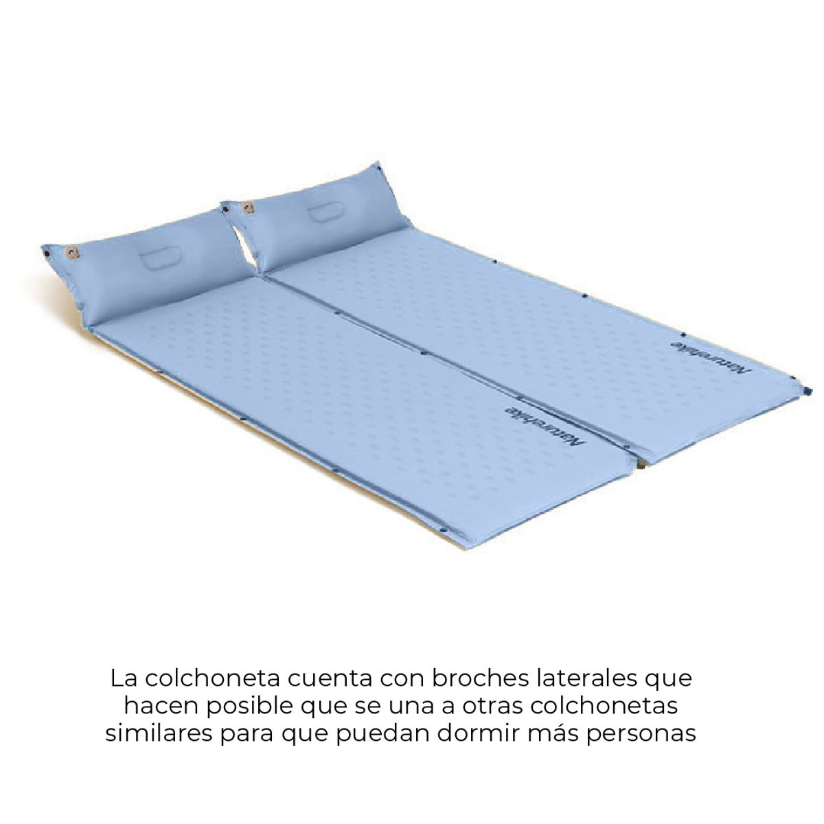 NATUREHIKE - Colchoneta autoinflable con almohada D01  Naturehike