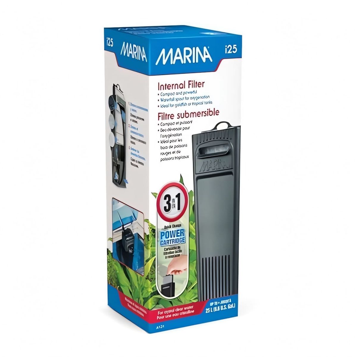 GENERICO - Marina i25, filtro interno, acuarios hasta 25 litros Hagen