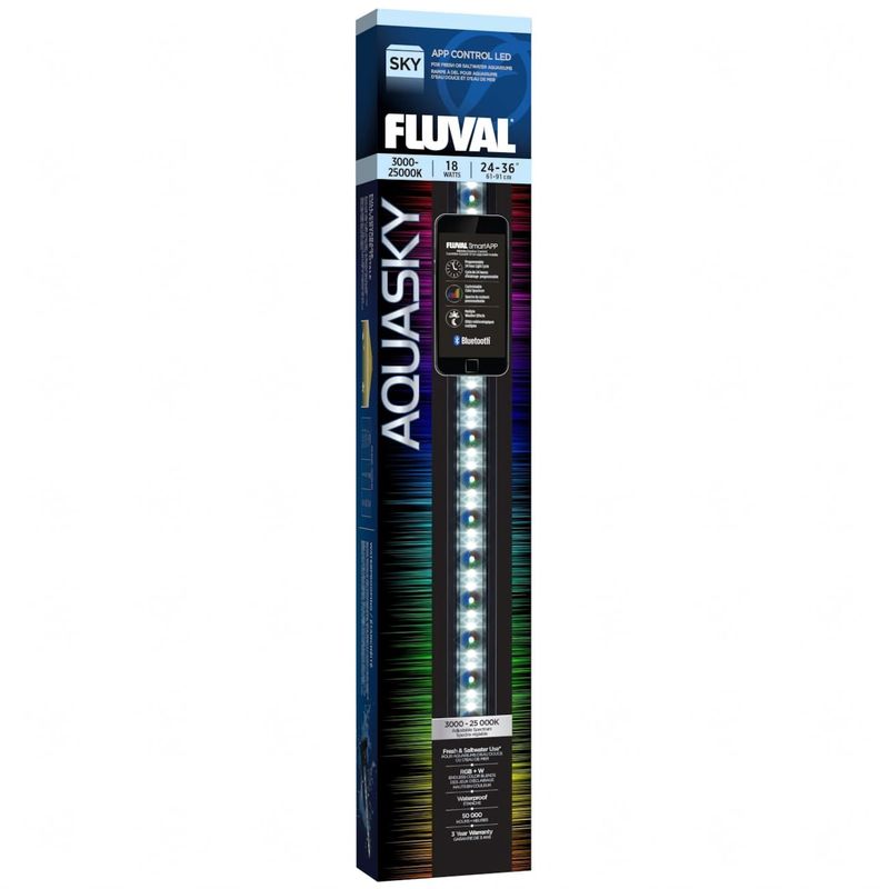 GENERICO - Iluminacion Acuarios Fluval Aquasky Led Bluetooth 61-91 Cm