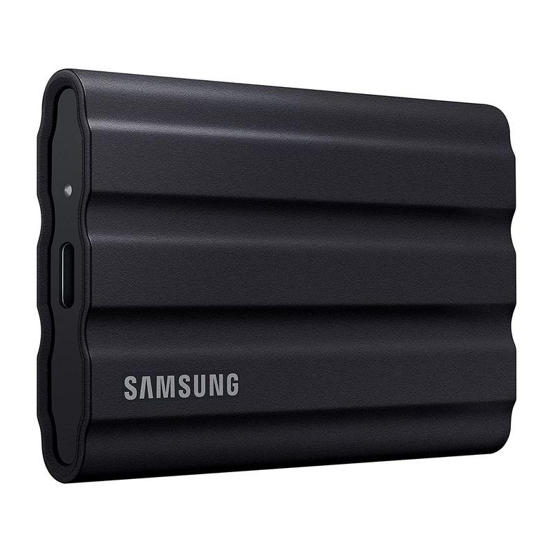 SAMSUNG - Disco SSD externo SAMSUNG T7 SHIELD 2TB 3.2 TIPO C 1050MBS ULTRA VELOZ