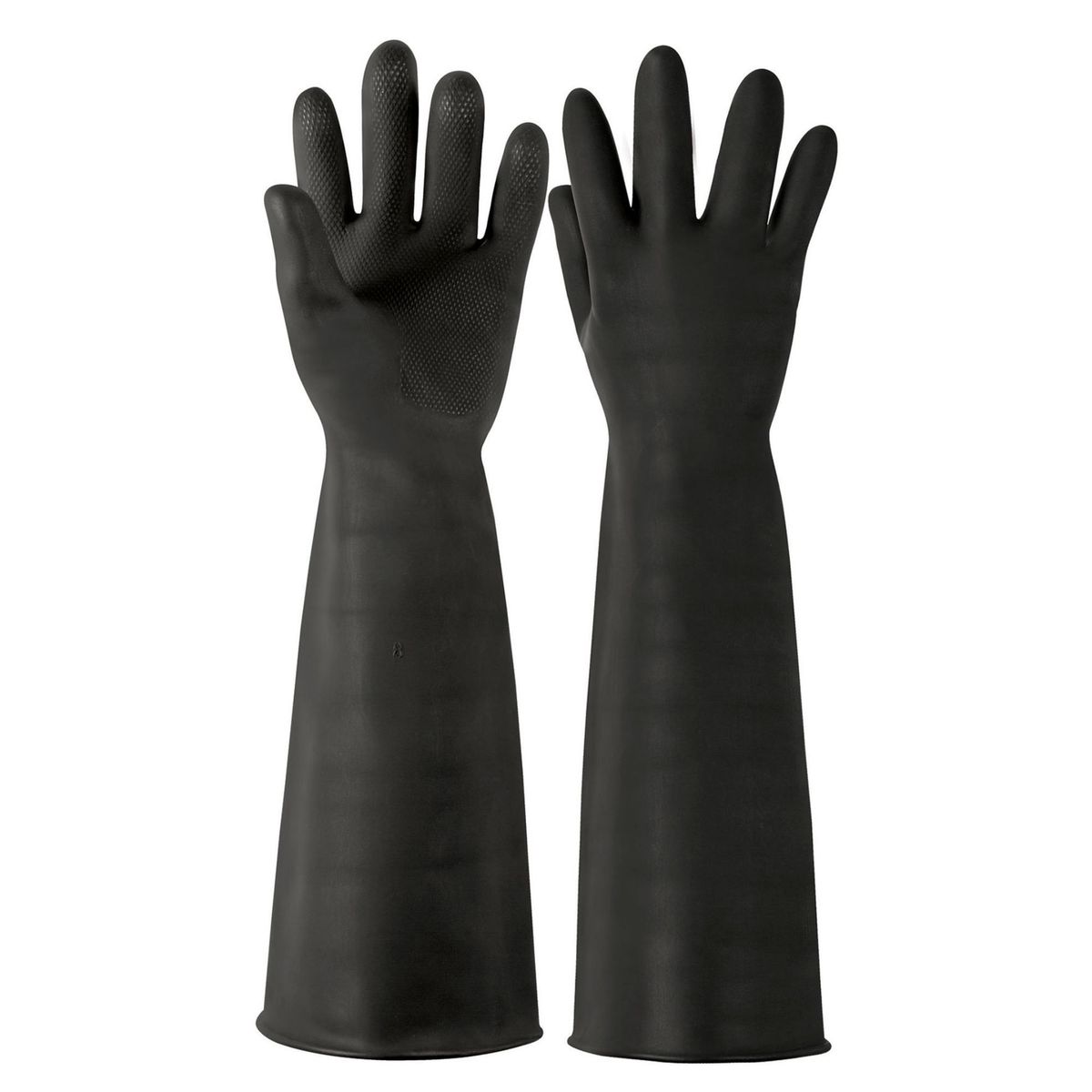 TRUPER - Guantes látex INDUSTRIAL puño largo 9 talla G, Truper