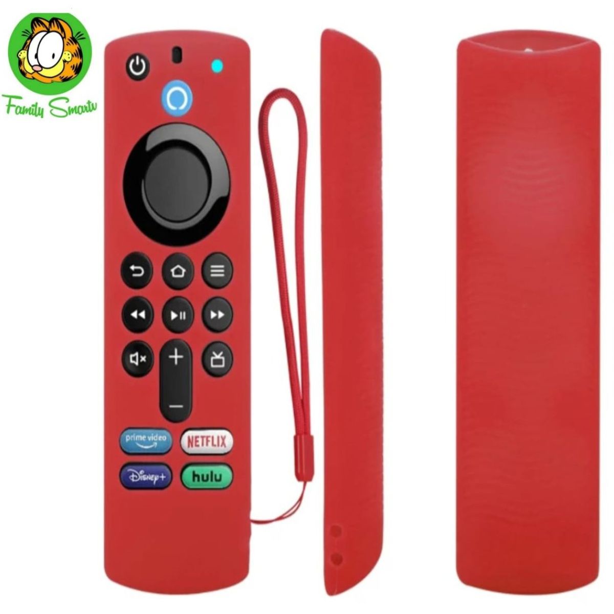 UNIVERSAL - Funda de Silicona Amazon Fire Tv Stick 4K Tercera Generación - ROJO