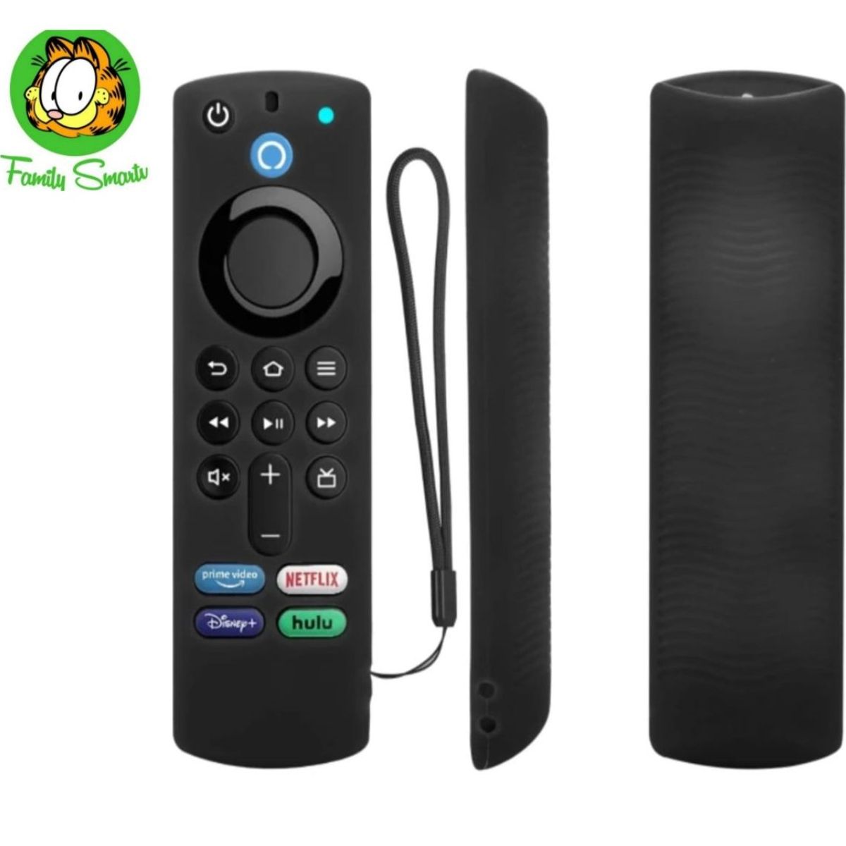 UNIVERSAL - Funda de Silicona Amazon Fire Tv Stick 4K Tercera Generación - Negro