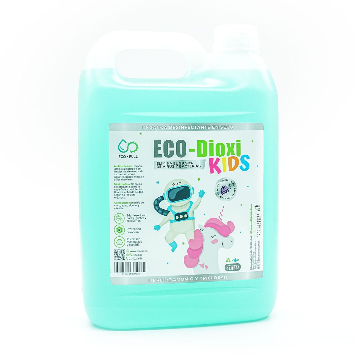 ECO FULL - ECO-DIOXI KIDS DESINFECTANTE  4 LT