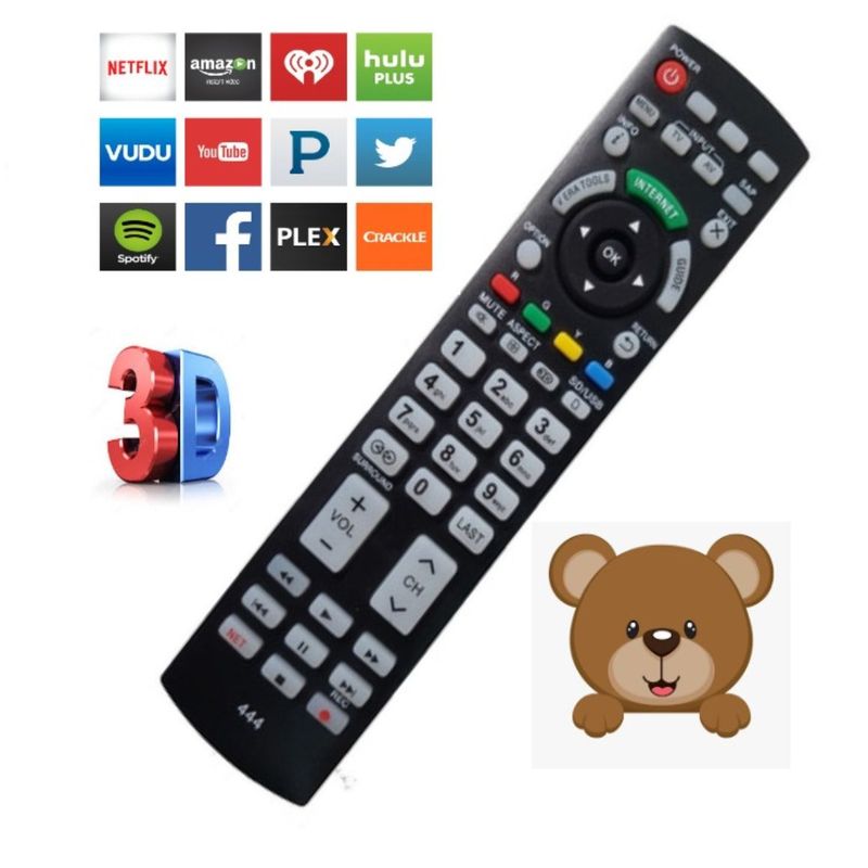 GENERICO - Control Remoto Genérico Panasonic para Tv Smart 3D Nuevo
