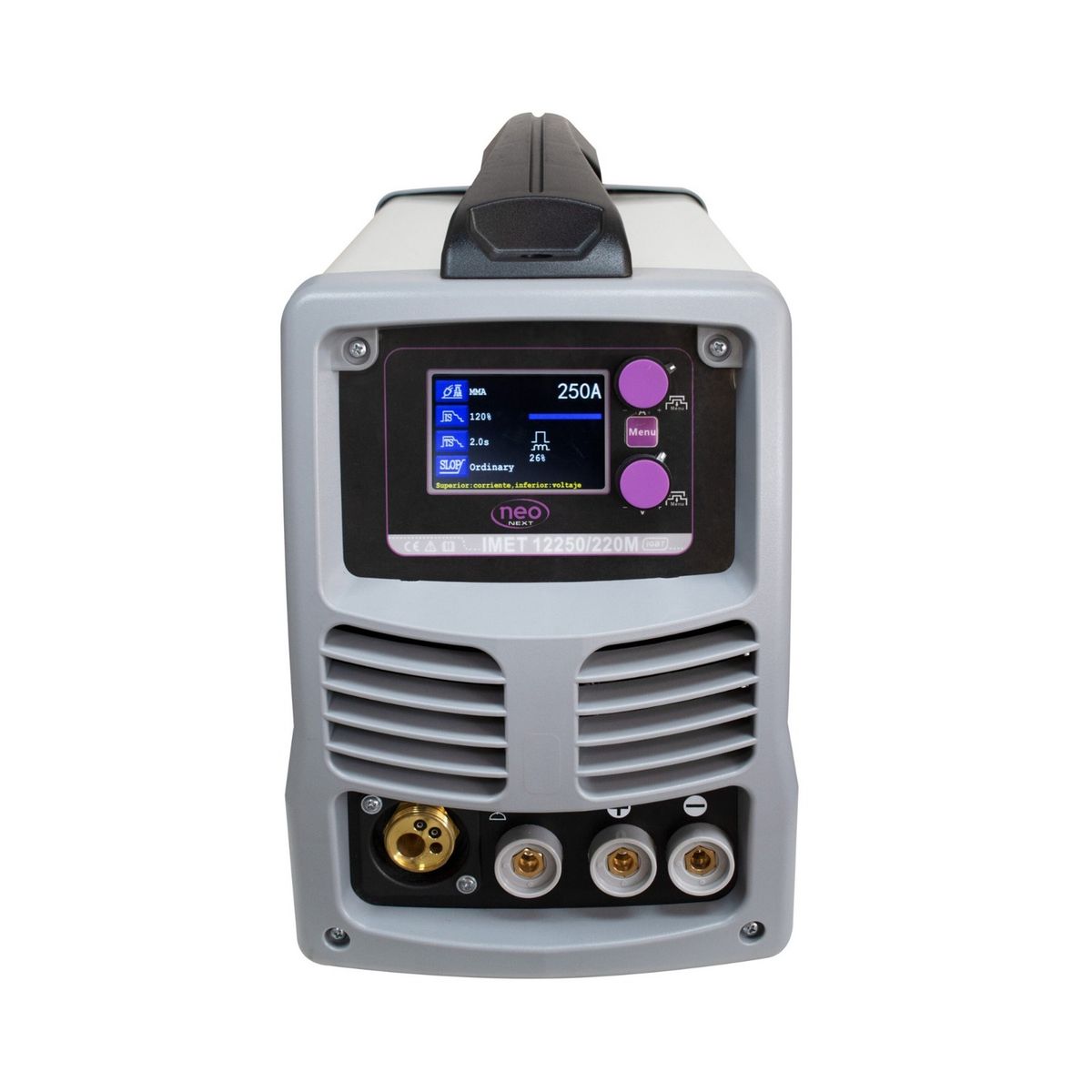 NEO - Soldadora inverter 250amp SIRA multiprocesos 6 en 1 NEO
