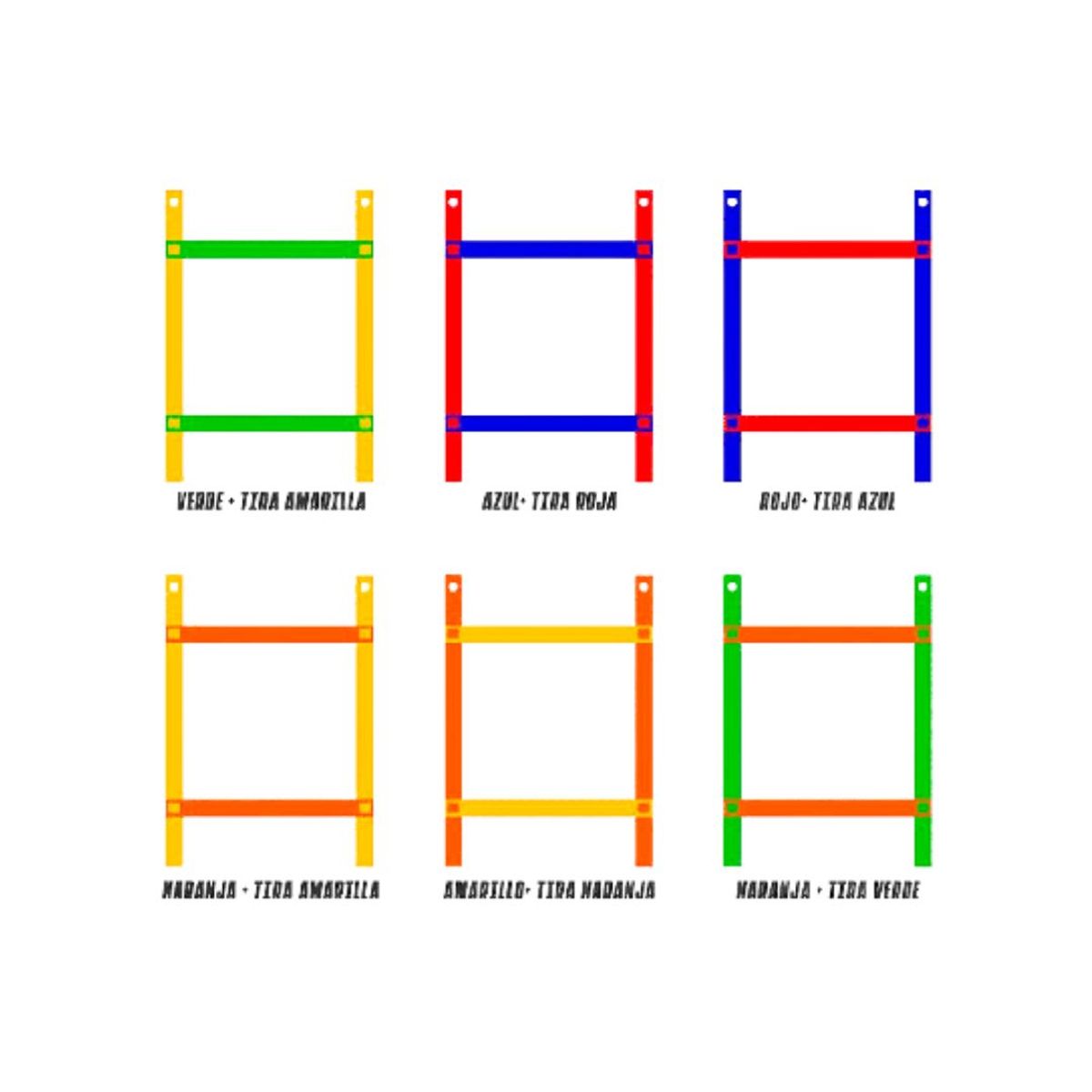 GENERICO - Escalera de Agilidad Y Coordinación 10 pasos – Pvc