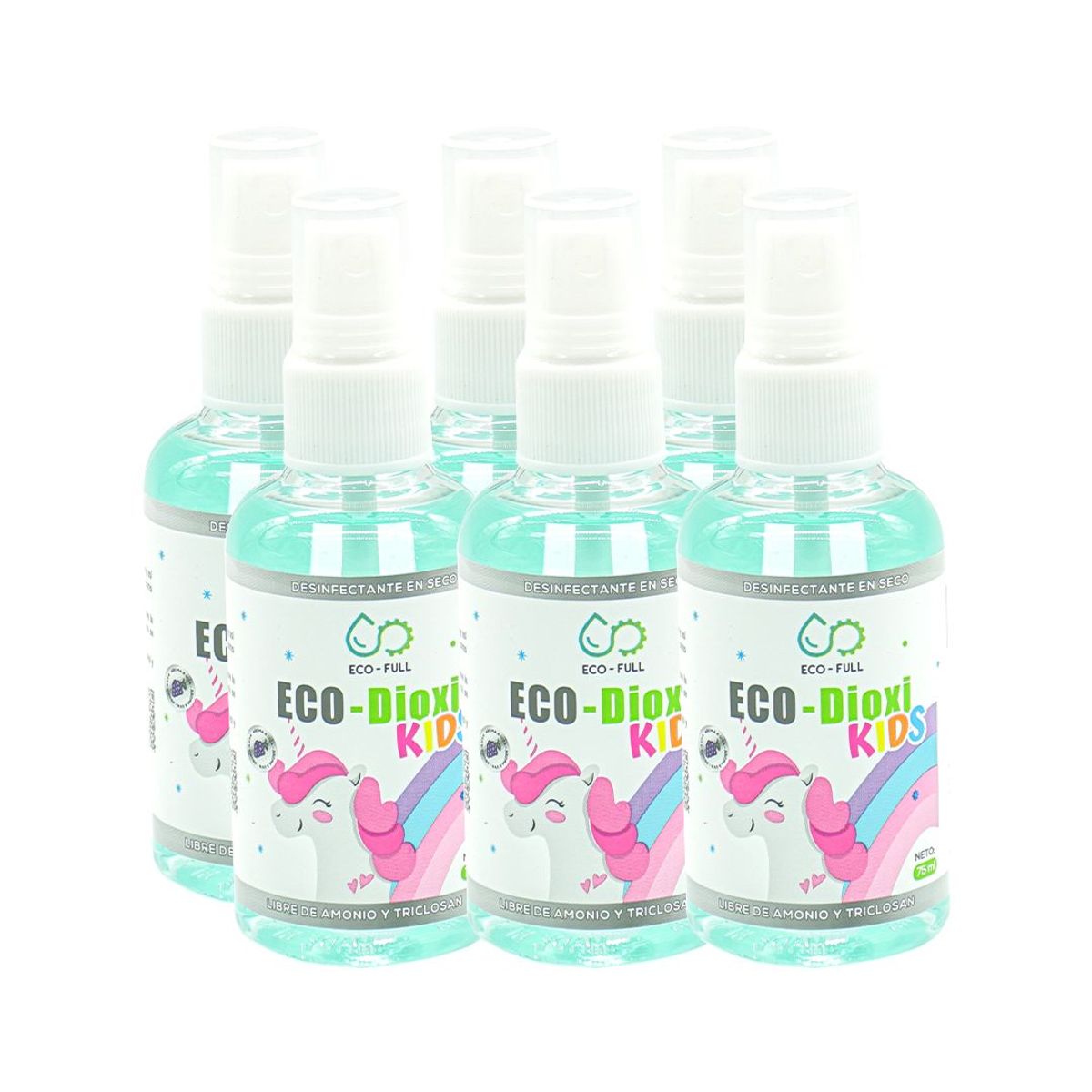 ECO FULL - ECO KIDS NIÑAS 75 ML X6 UNIDADES