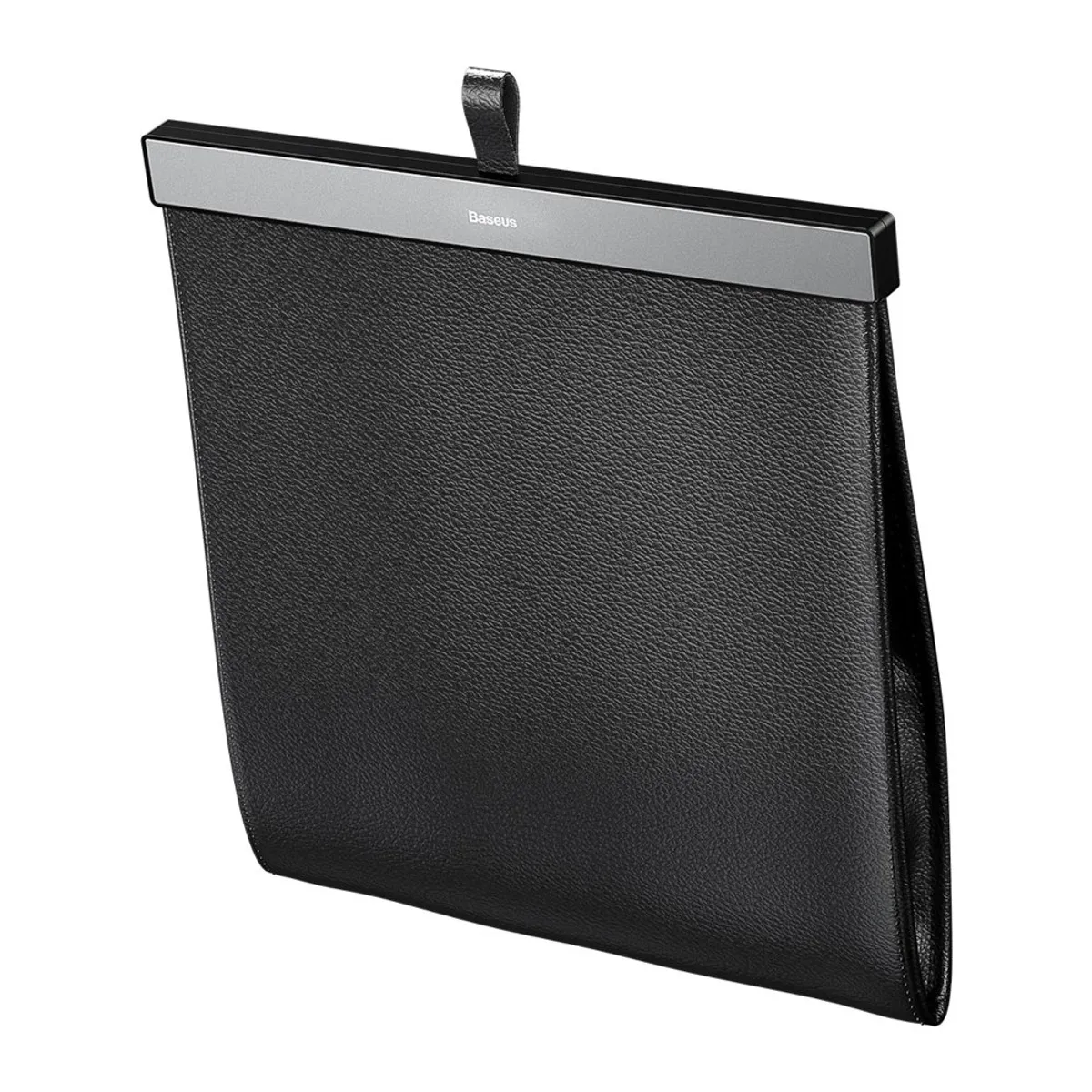 BASEUS - Organizador de asiento de cuero tacho de basura de auto