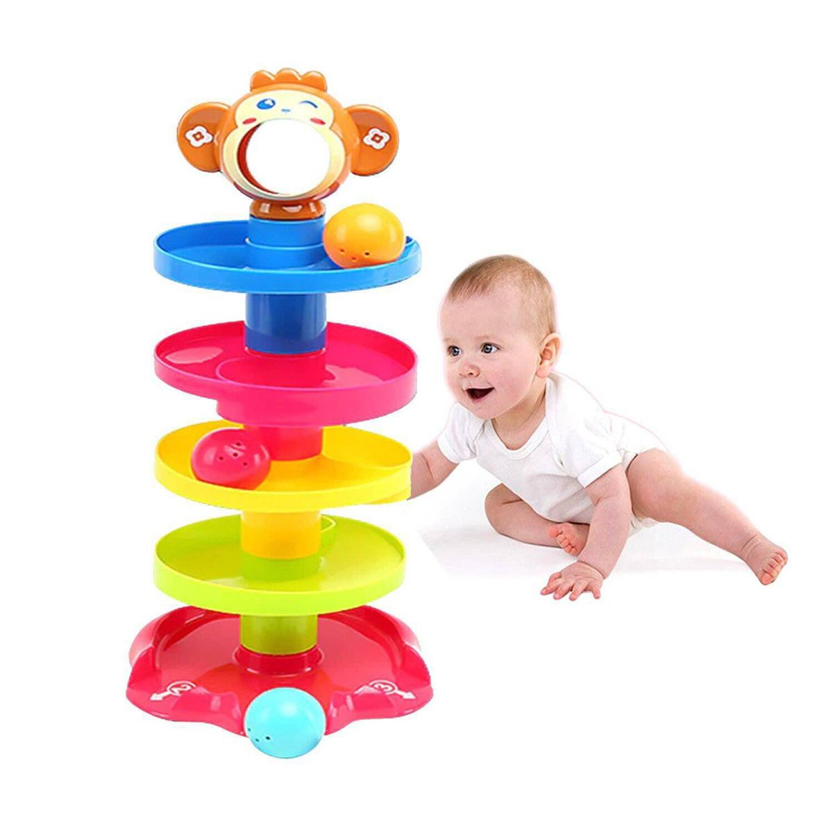 LH ELECTRONIC - Juego didáctico Interactivo Bola Rodante