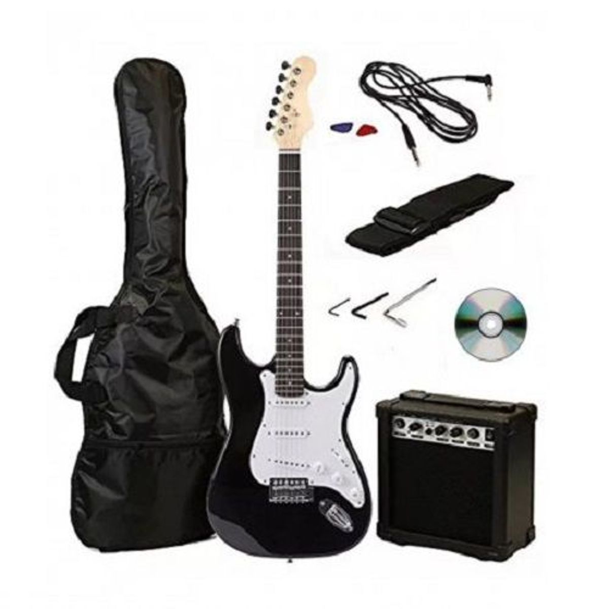 GENERICO - Gran Pack Guitarra Eléctrica  amplificador y accesorios.
