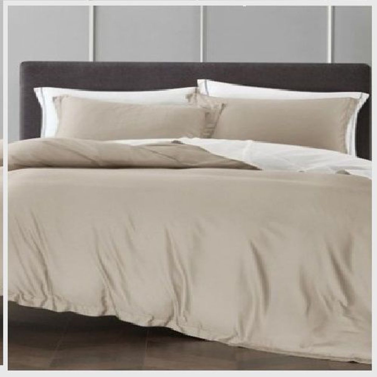 HOME BRANDS - Funda plumón de Bambú Color Beige - 1.5 plazas