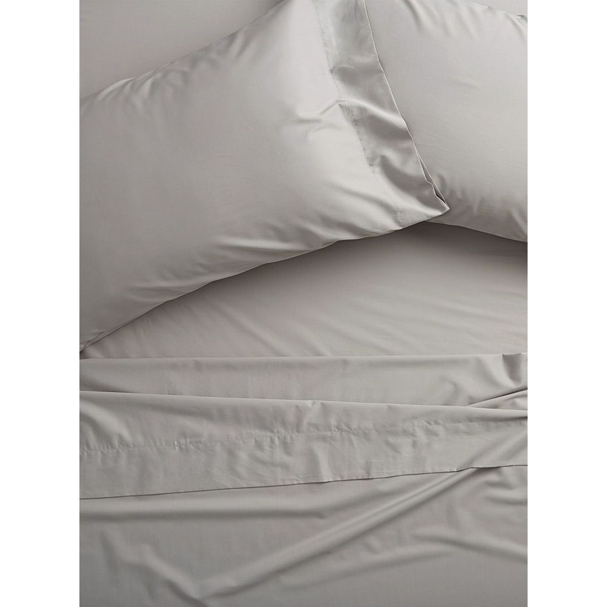 HOME BRANDS - Juego de Sabanas de Bambú Color Gris claro - 2 plazas