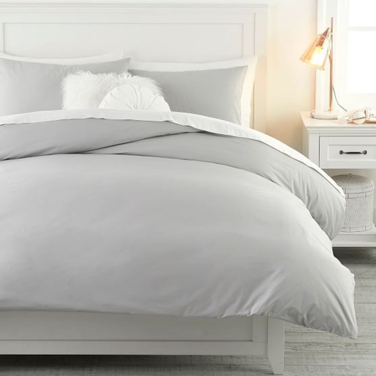 HOME BRANDS - Funda plumón de Bambú Color Gris Claro - King