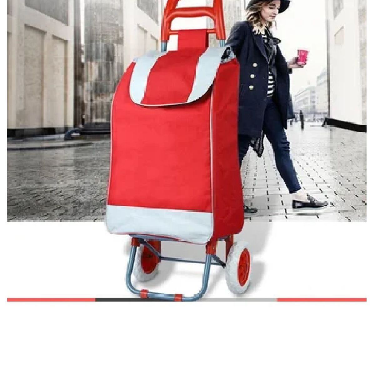 GENERICO - Coche de Compras Carrito Plegable Para Supermercado