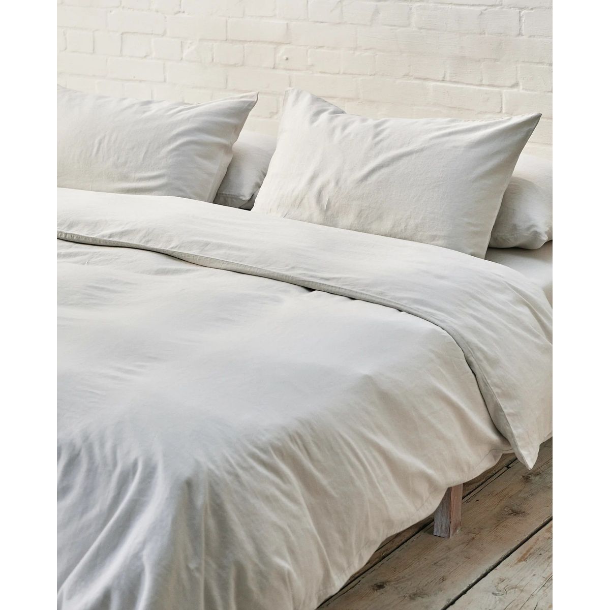 HOME BRANDS - Funda plumón de 1800 Hilos Color Gris claro- King