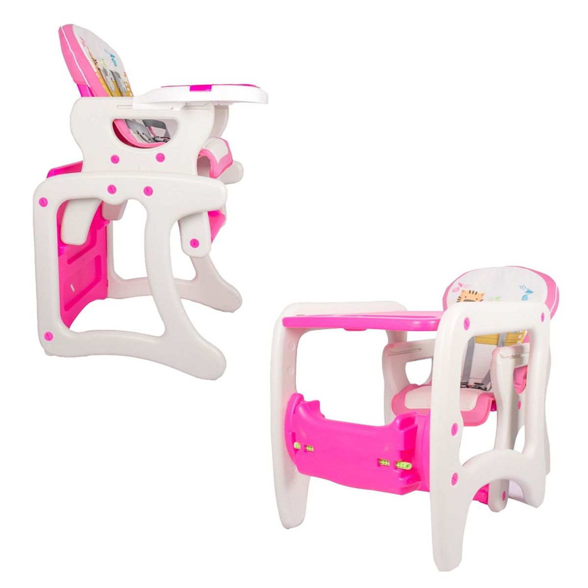 GIOCHI - SILLA DE COMER KINGDOM 3 EN 1 - ROSADO